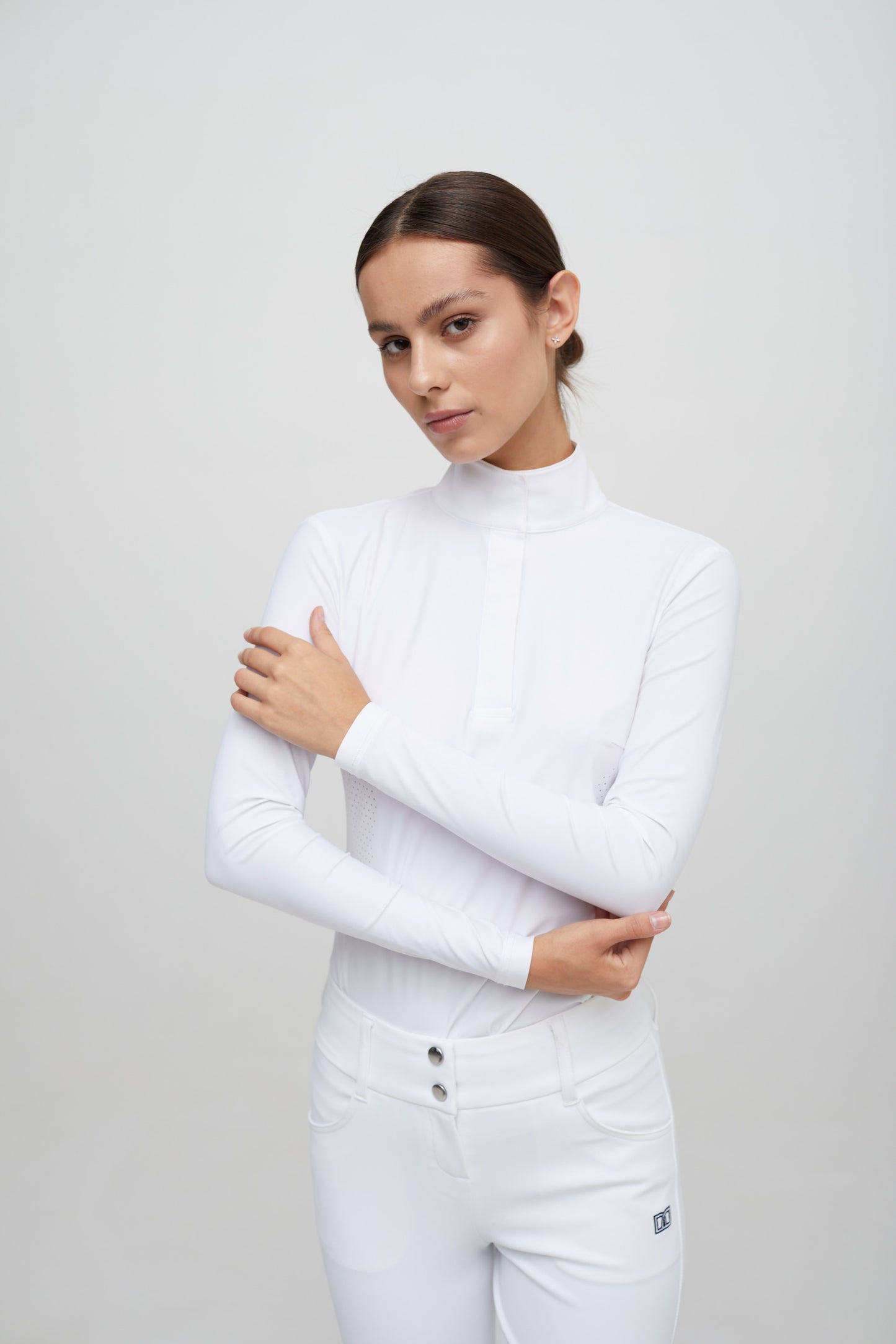 Line Long-sleeve Competition Polo - Femme