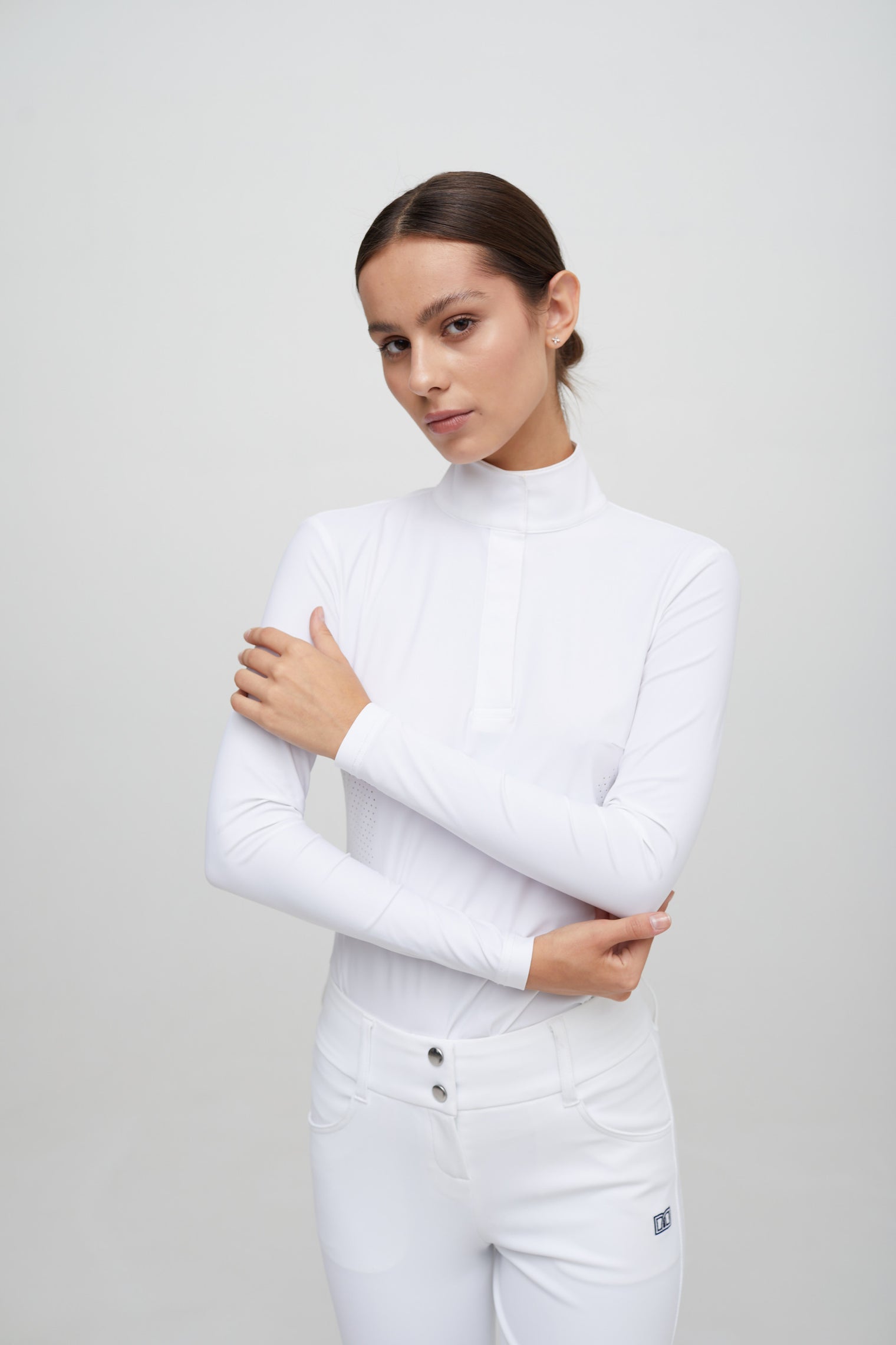 Line Long-sleeve Competition Polo - Femme