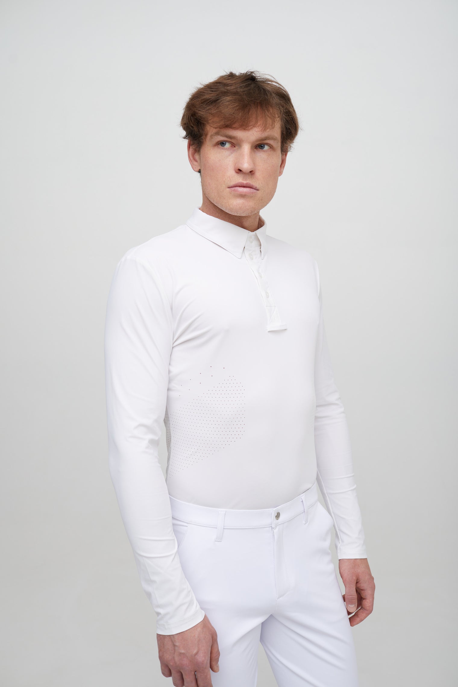 Line Long-sleeve Competition Polo - Homme