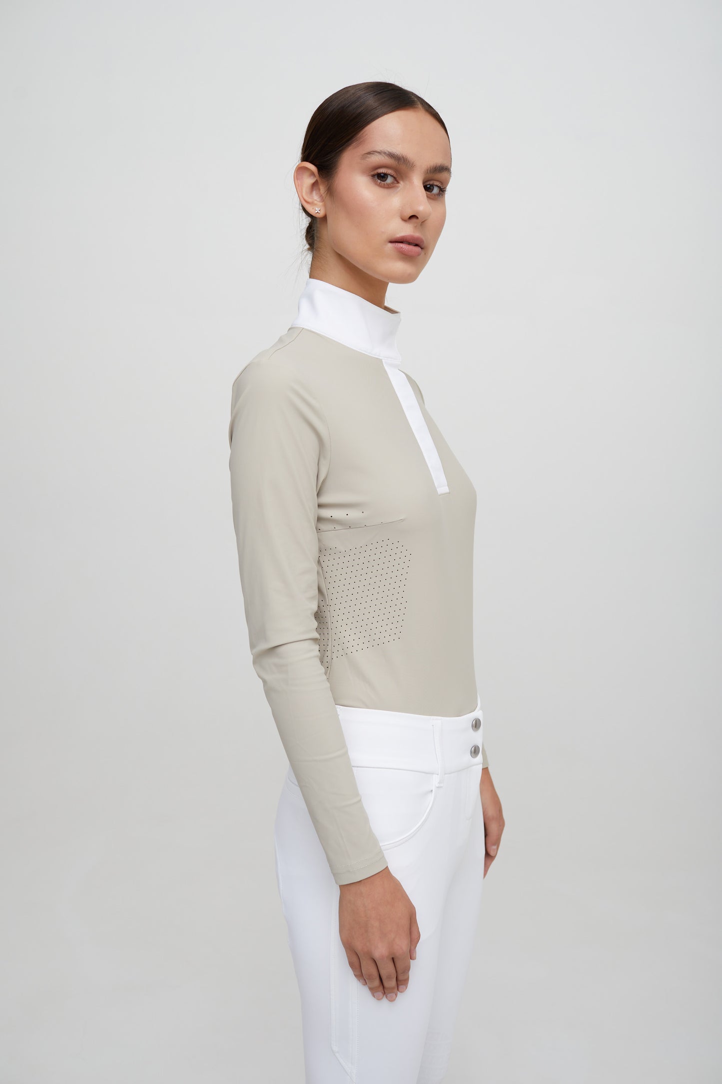Line Long-sleeve Competition Polo - Femme