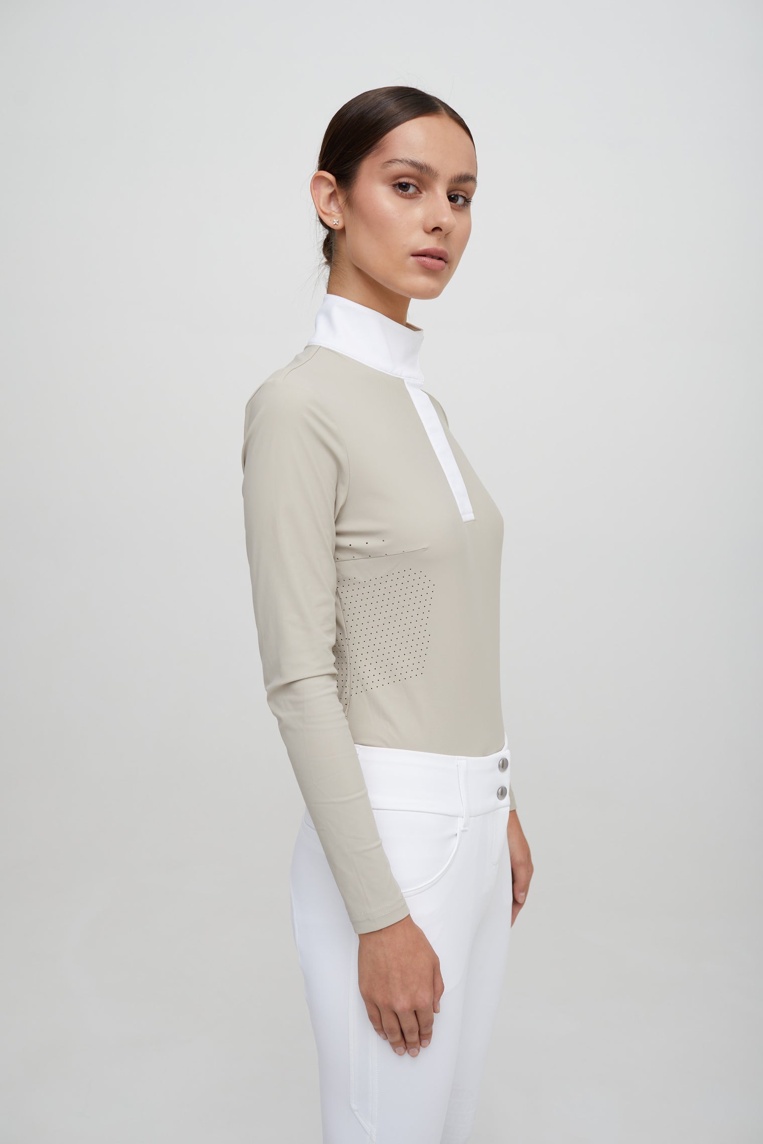 Line Long-sleeve Competition Polo - Femme