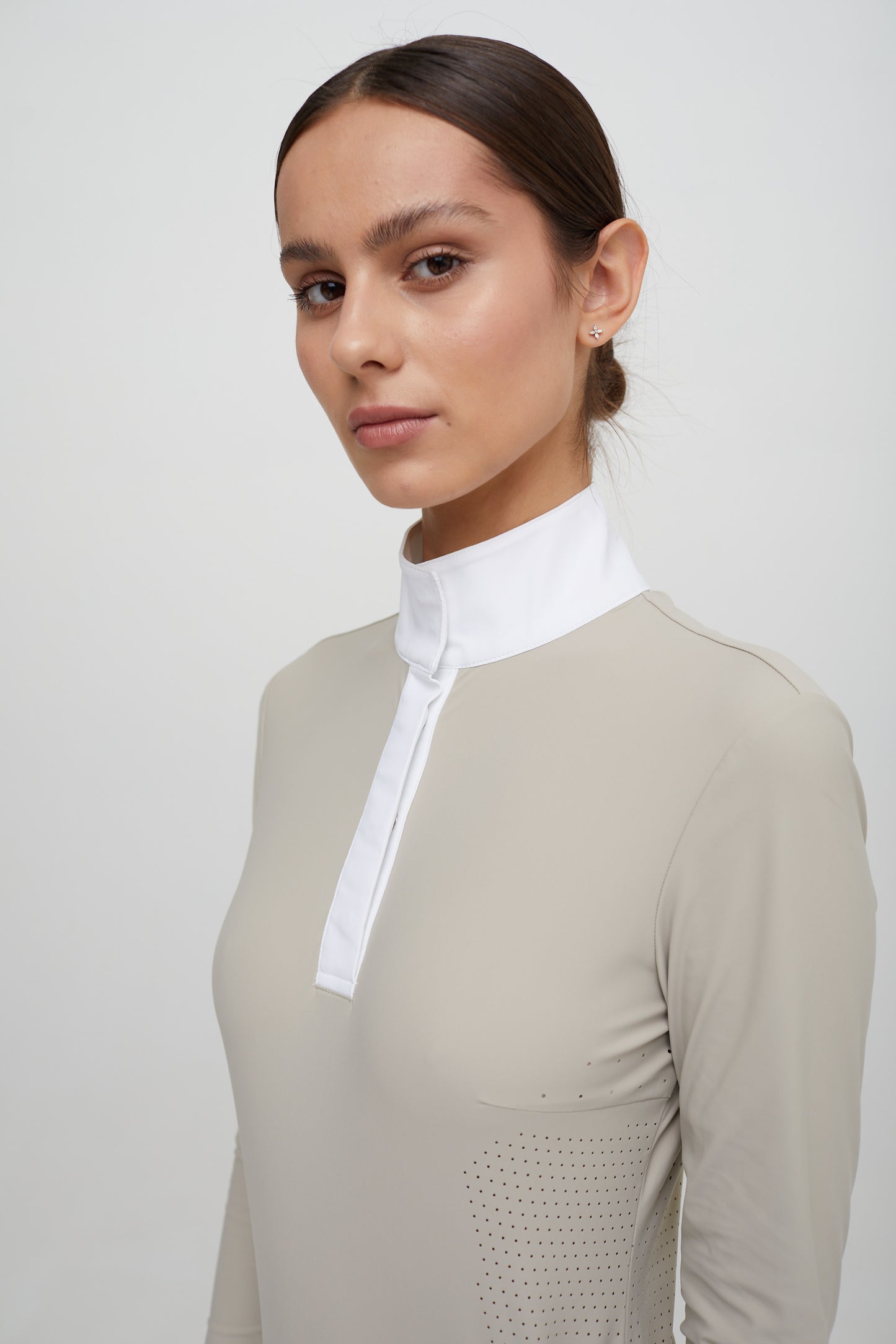 Line Long-sleeve Competition Polo - Femme