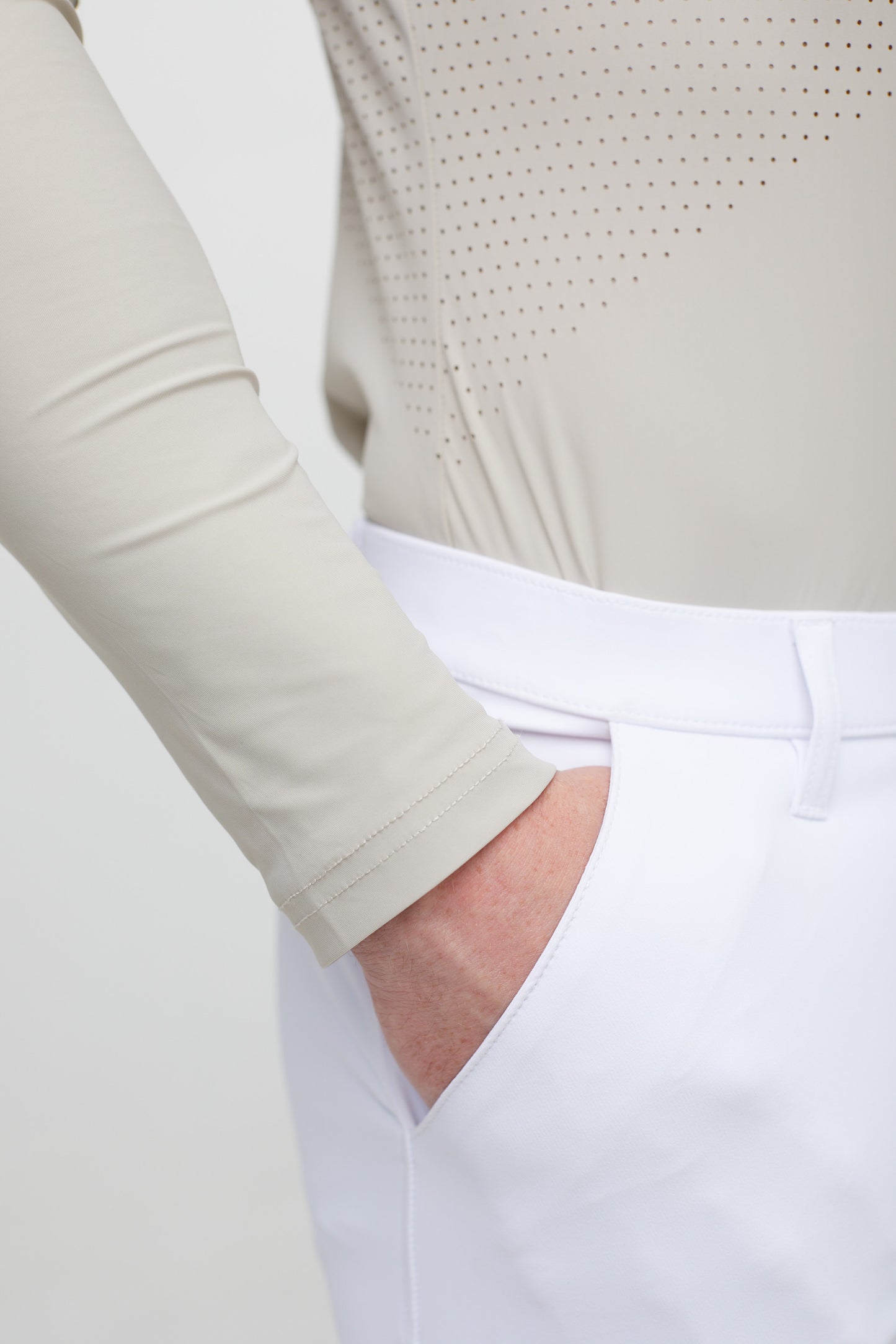 Line Long-sleeve Competition Polo - Homme
