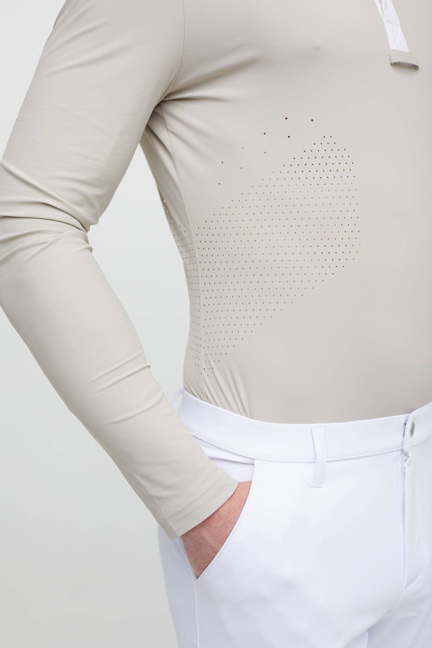 Line Long-sleeve Competition Polo - Homme