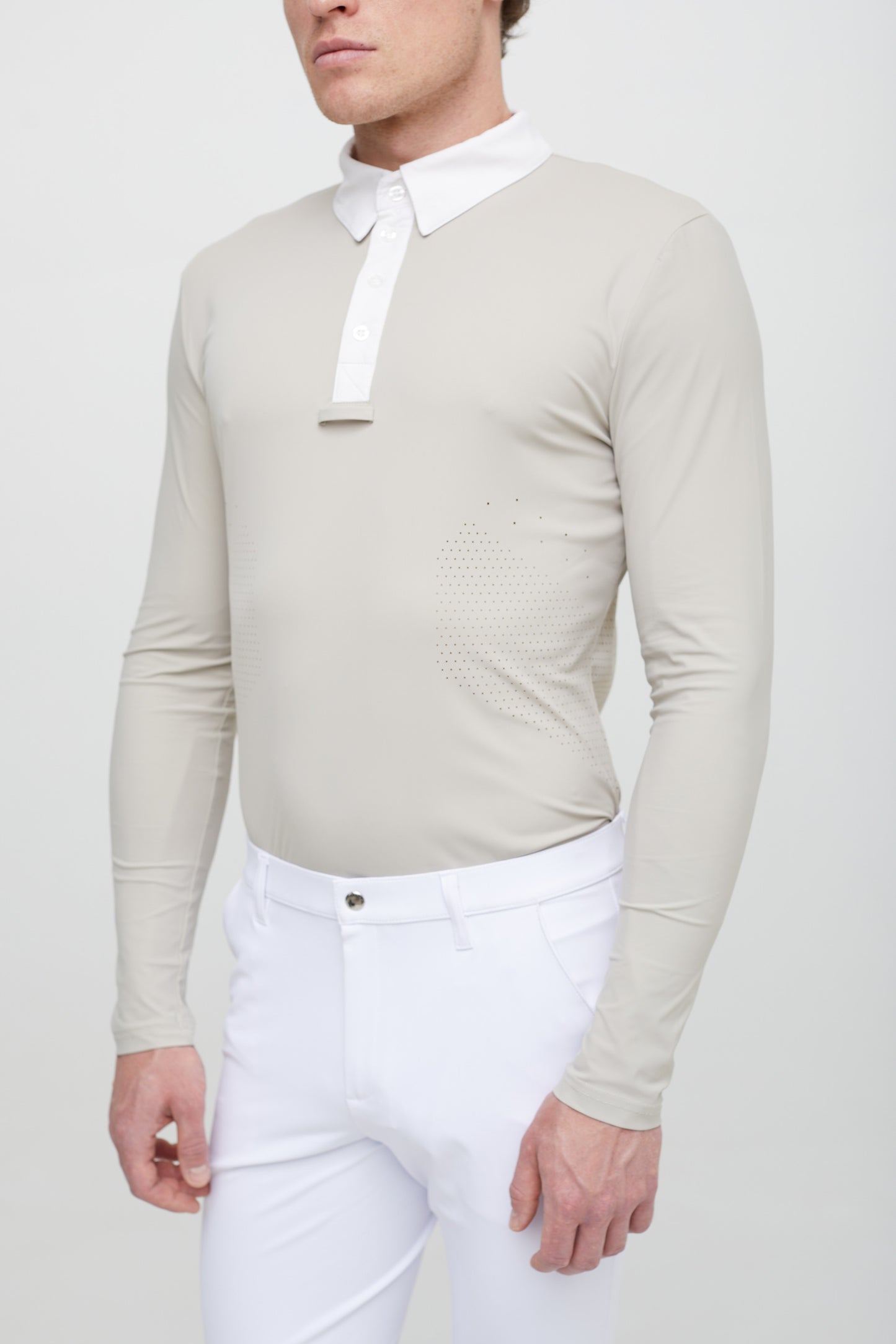 Line Long-sleeve Competition Polo - Homme