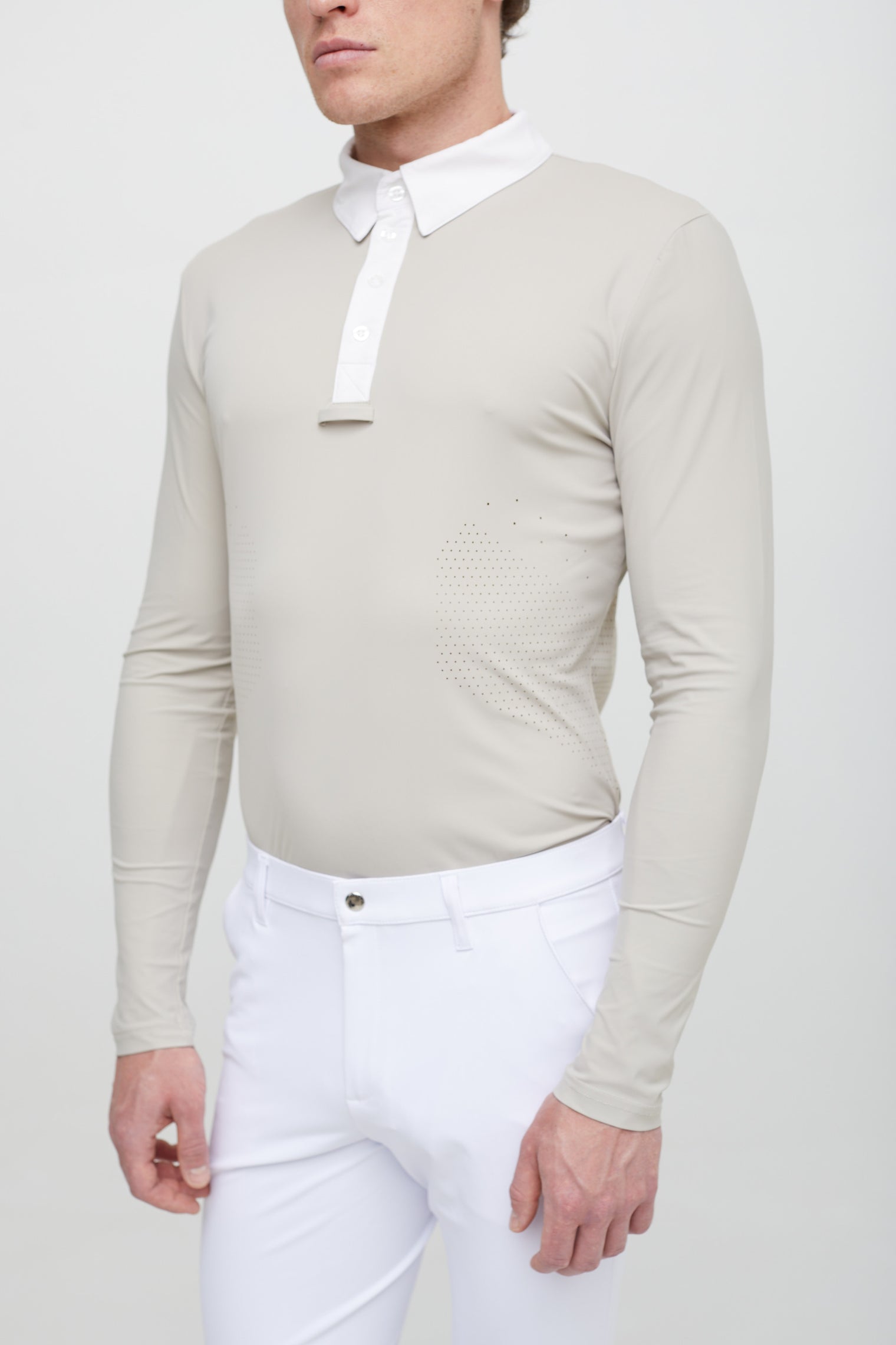 Line Long-sleeve Competition Polo - Homme