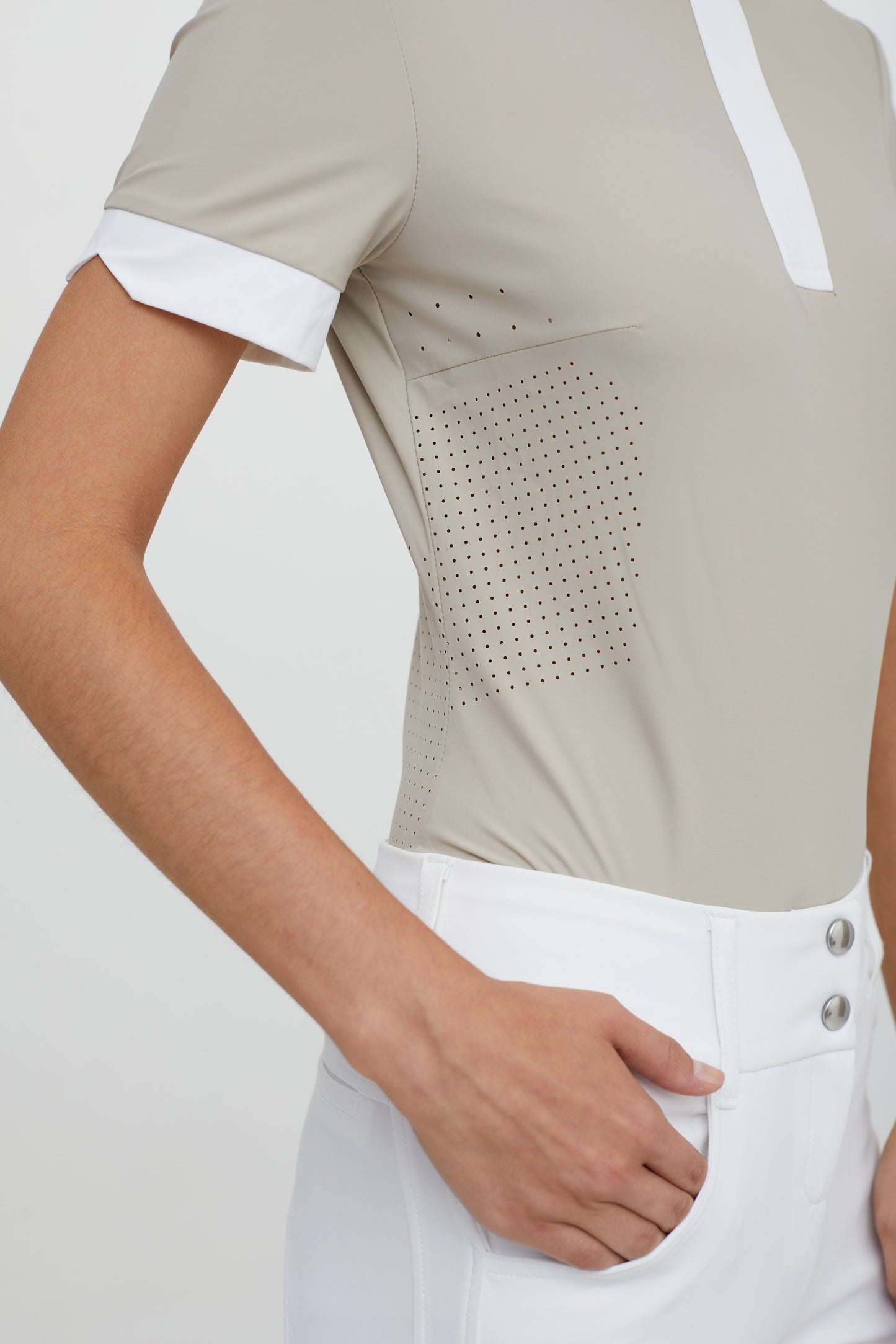 Line Short-sleeve Competition Polo - Femme