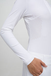 Line Long-sleeve Competition Polo - Femme