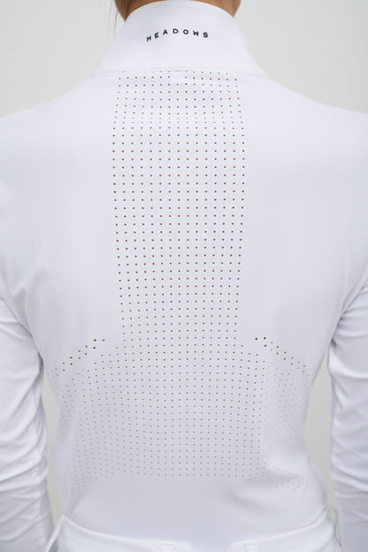Line Long-sleeve Competition Polo - Femme