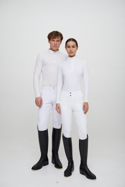Line Long-sleeve Competition Polo - Femme