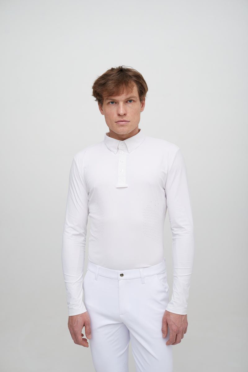 Line Long-Sleeve Competition Polo