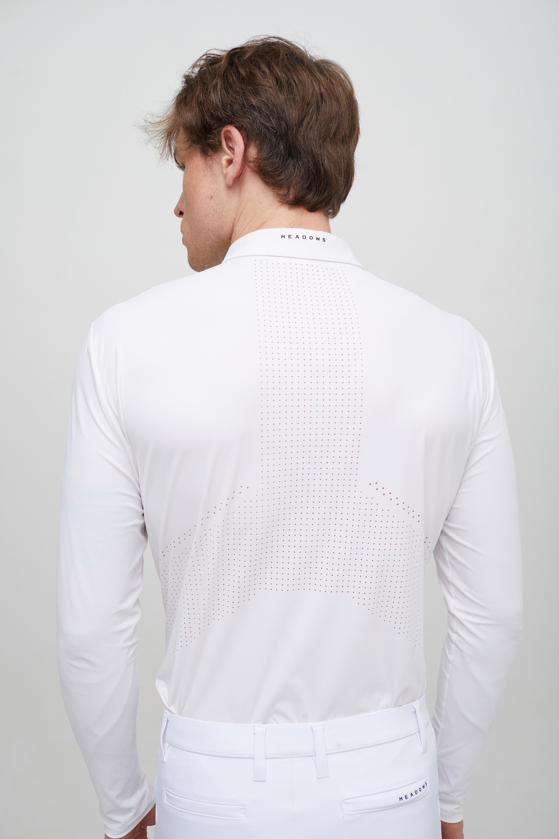 Line Long-Sleeve Competition Polo – Meadows