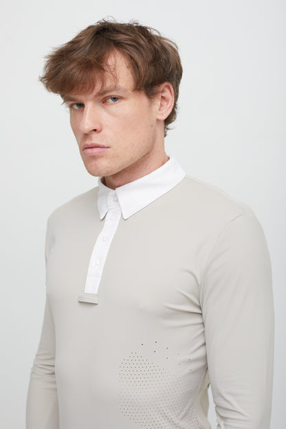 Line Long-sleeve Competition Polo - Homme