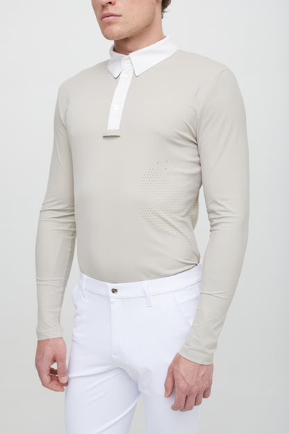Line Long-sleeve Competition Polo - Homme