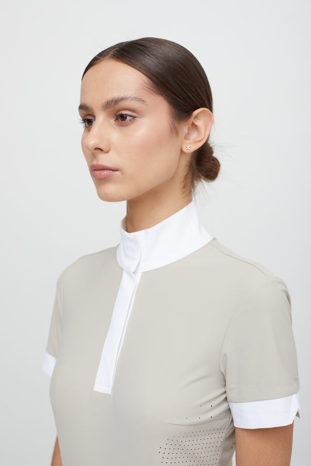 Line Short-sleeve Competition Polo - Femme